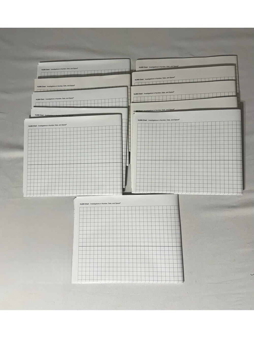 (11) 10,000 Centimeter Fold Out Grid Chart - Teacher Material And Home School